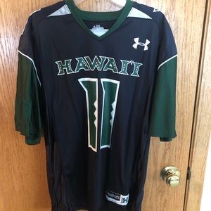 Hawaii university football jersey